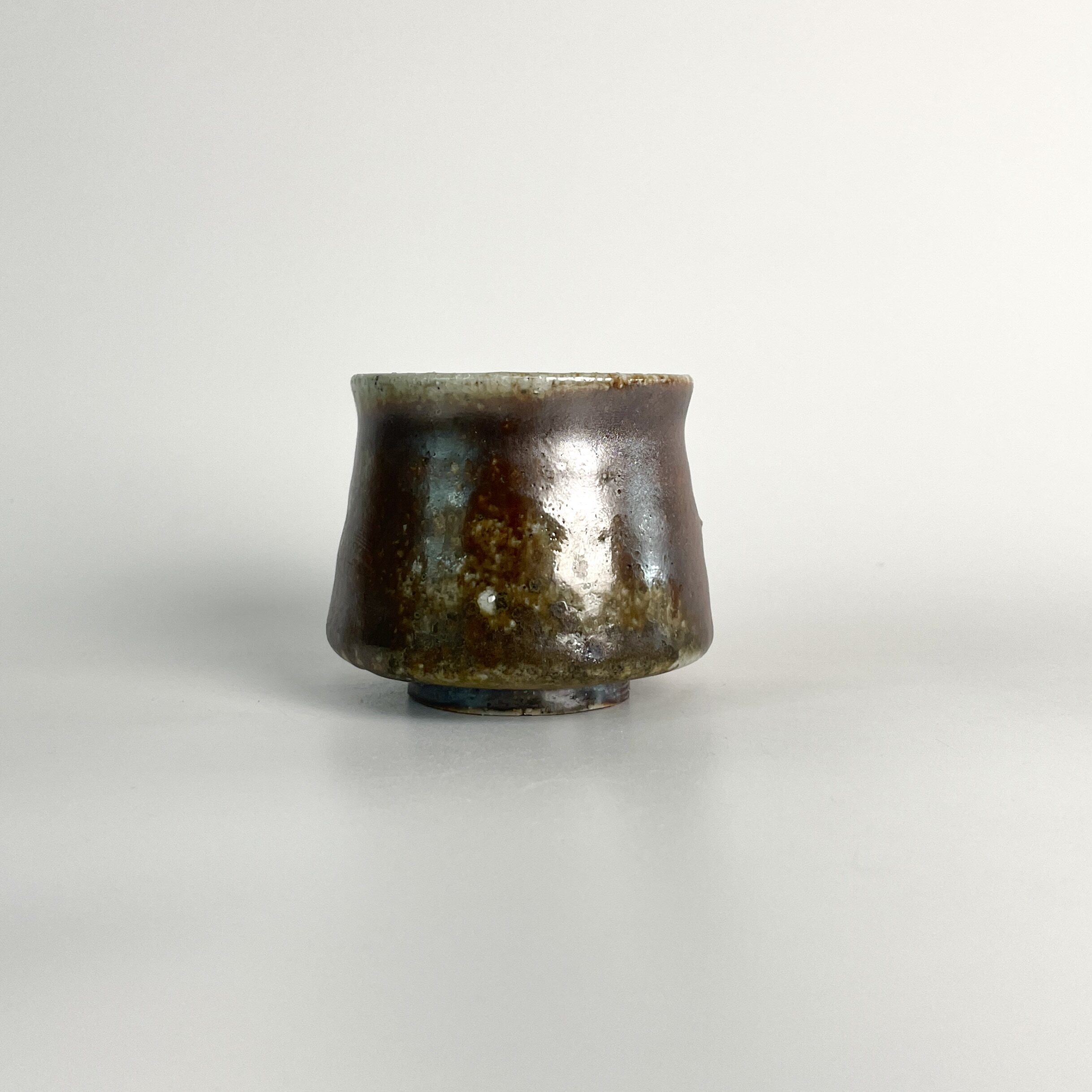 120ml粗陶珍珠柴烧主人杯子志野釉无釉裸烧品茗杯油润落灰大客杯