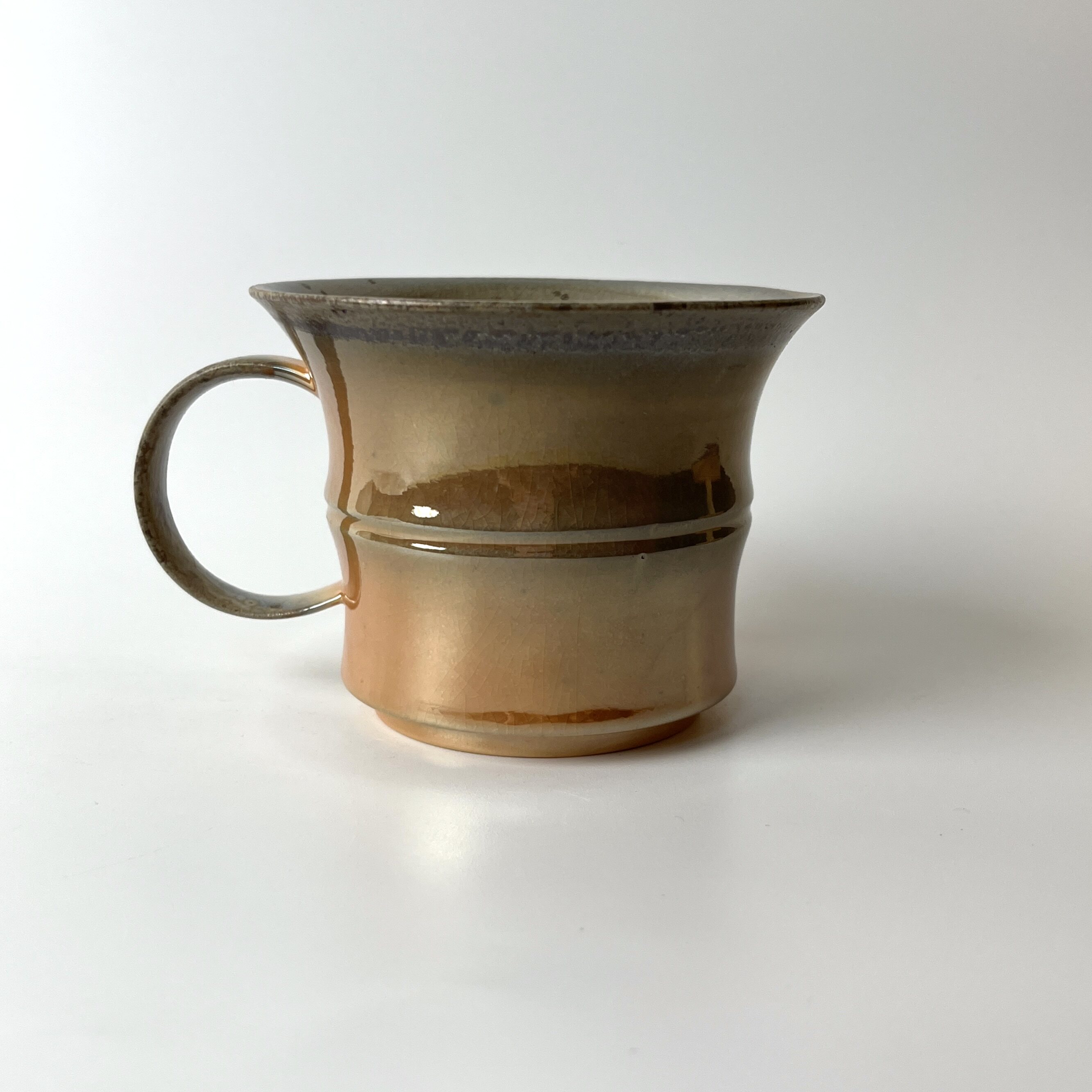 220ml手工柴烧咖啡杯1199日式瓷泥裸烧不上釉马克