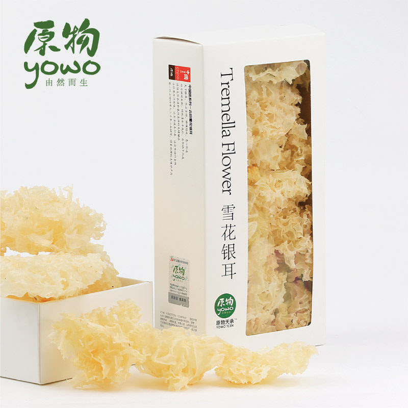 F-YOWO原物雪花银耳35g 新鲜银耳雪耳干货古田银耳活耳