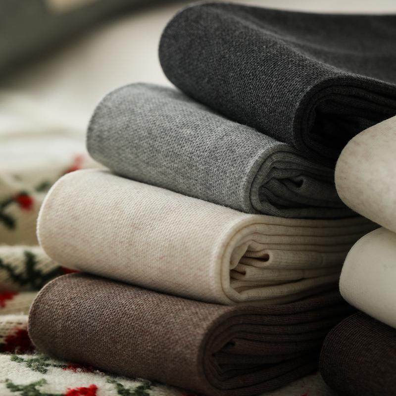 中厚毛圈打底裤女外穿微压显瘦