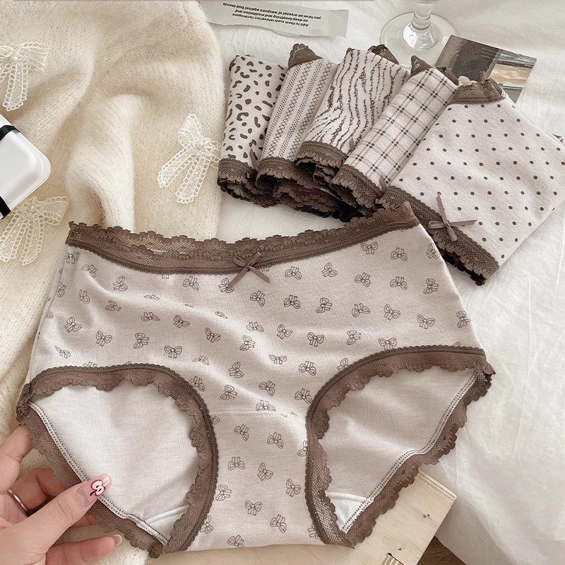 美拉德磨毛羊绒蛋白少女内裤大码