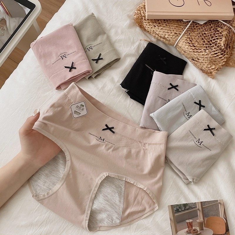 柔软简约生理期内裤女士防侧漏