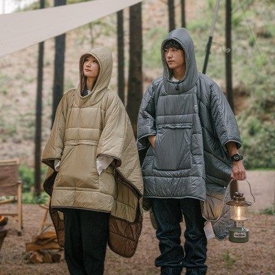 挪客斗篷小棉被披风睡袋可穿