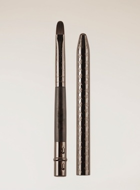 墨云便携唇刷细节刷中国风铝管雕刻防汗防脱色通勤口红刷 带盖子