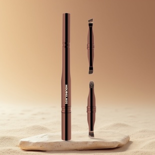 Hourglass便携式四头多功能眼影刷眉刷眼线刷通勤眼部化妆刷工具