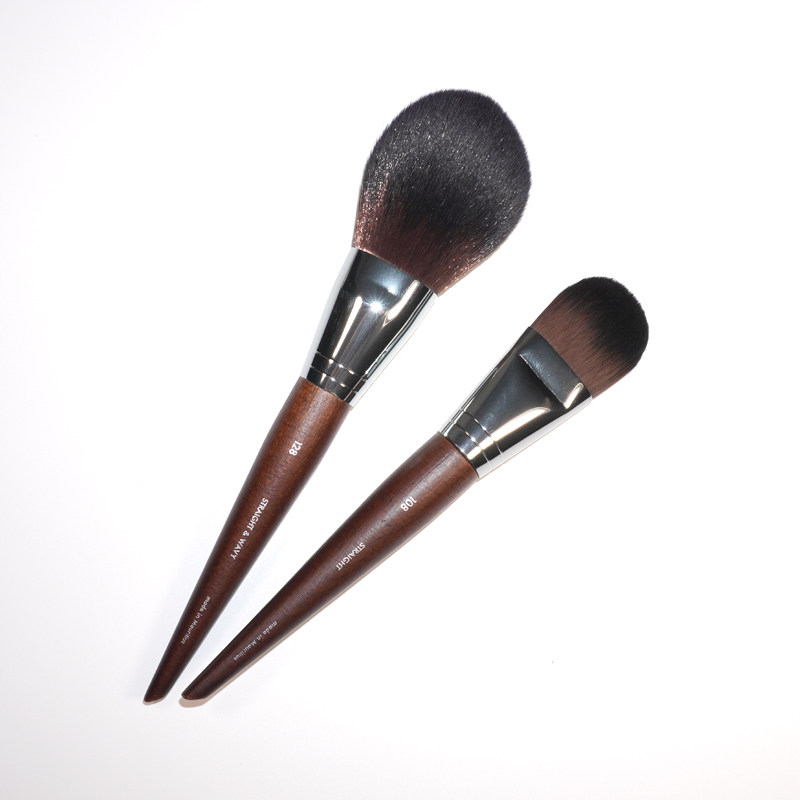 muf128大号软毛散粉刷火苗蜜粉刷全脸定妆刷muf108舌型粉底刷