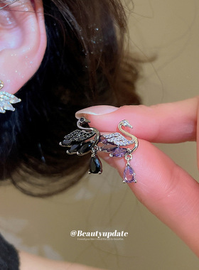 夜色正浓江疏影女神蒙上眼唐盈盈辛芷蕾玫瑰丛生瑜蒋欣同款耳环饰