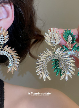 夜色正浓江疏影女神蒙上眼唐盈盈辛芷蕾玫瑰丛生瑜蒋欣同款耳环饰