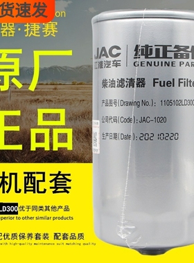 1105102LD300-1020柴油滤清器W1173-009江淮原厂纯正备件燃油滤芯