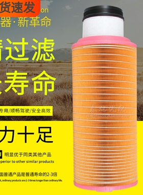 C281440适配工程车洗抛机80吨吊车K2858/2859空气滤芯正品滤清器