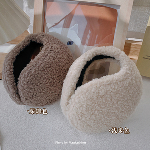 耳罩加绒加厚冬天保暖耳包学生护耳朵套男女骑行防冻毛绒加大耳捂