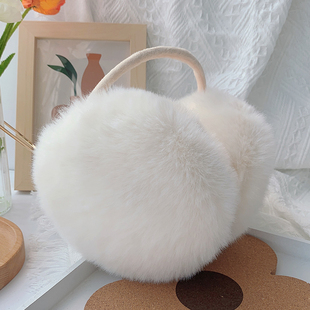 骑车毛绒防冻耳套 护耳冬季 耳罩韩版 保暖女冬可爱耳帽防风耳包时尚