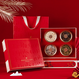 新款珍贵礼品盒四拼三拼高档礼盒燕窝西洋参石斛礼盒空盒包装盒子