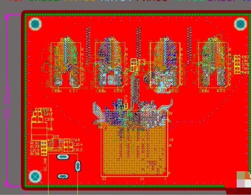 PCB 8层板飞思卡尔IMX6，4片DDR3设计原理图加PCB源文件工具为AD