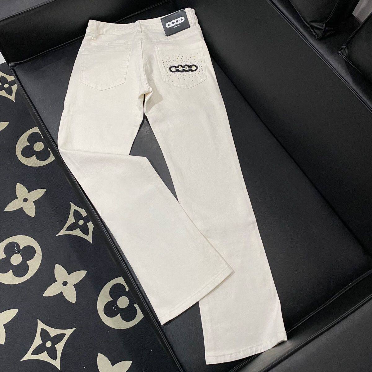 中大童学生儿童微喇牛仔裤男女秋季宽松直筒显高长裤秋天裤子印花,童装/婴儿装/亲子装,儿童牛仔裤,淘宝优惠券,粉丝福利购,淘宝优惠卷