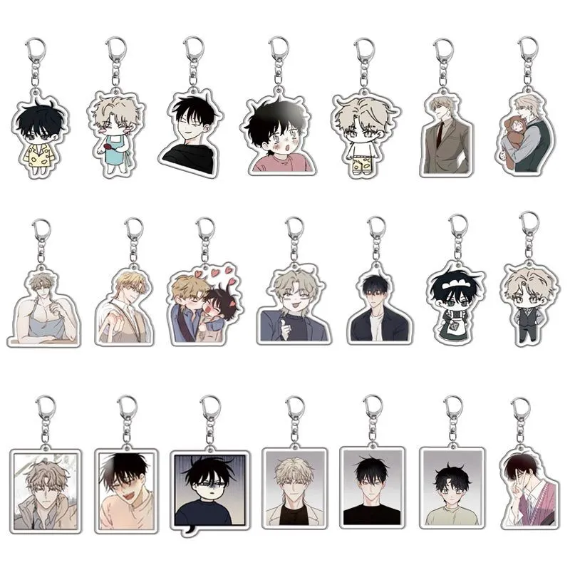 买二送一【夹层 】海边之夜亚克力钥匙扣 动漫周边背包挂饰 现货