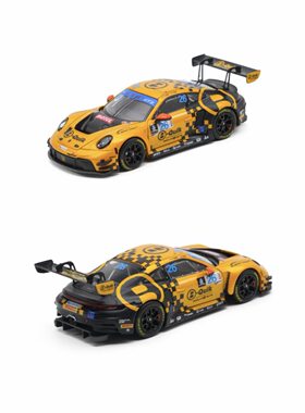 现货 AR 1:64 保时捷 911 泰国TSS黄色闪电合金车模