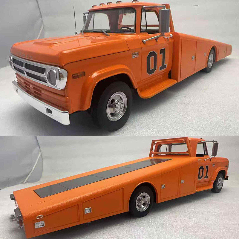 预ACME 1/18 道奇皮卡 1970 Dodge D-300 Ramp Truck合金汽车模型