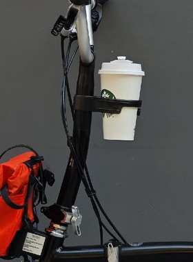 brompton小布折叠自行车配件水壶架快拆便携奶茶咖啡架水杯夹配件