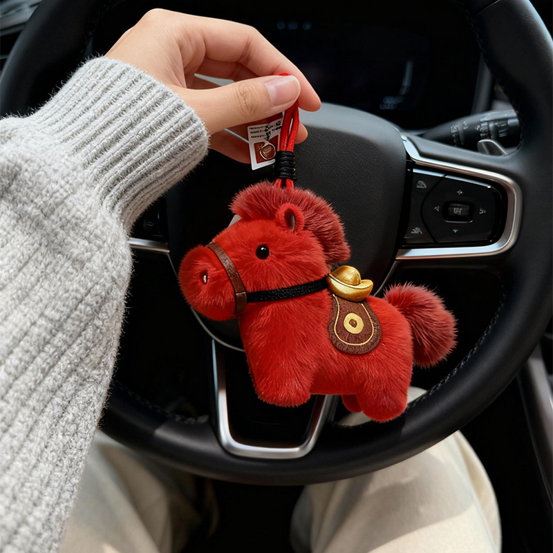 2026马年马上有钱小马车挂