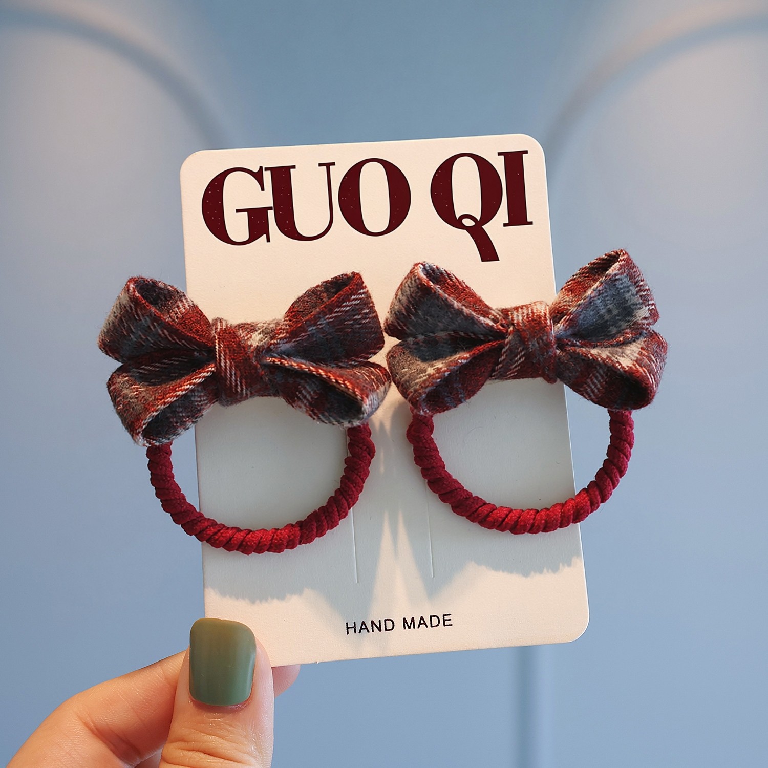 英伦风复古格纹蝴蝶结发圈儿童不伤发皮筋女童双马尾绑发高弹头绳,童装/婴儿装/亲子装,发饰,淘宝优惠券,粉丝福利购,淘宝优惠卷