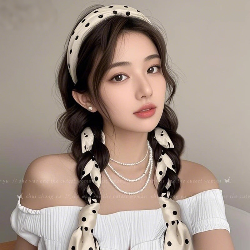 果奇波点编发发箍2025新款