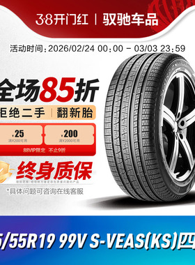 倍耐力汽车轮胎225/55R19 99V S-VEAS(KS)蝎子四季