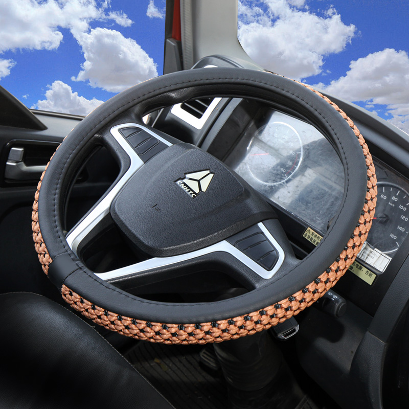 冰丝方向盘套透气汽车适用四季通用防滑把套吸汗耐磨夏季透气舒适