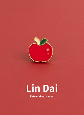 卡通精致迷你小众水果胸花胸针领口防走光徽章衣服装饰配件别针女