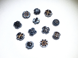 天然缠丝玛瑙板眼珠戒面镶嵌玛瑙板珠戒子面玛瑙羊板眼镶嵌工艺