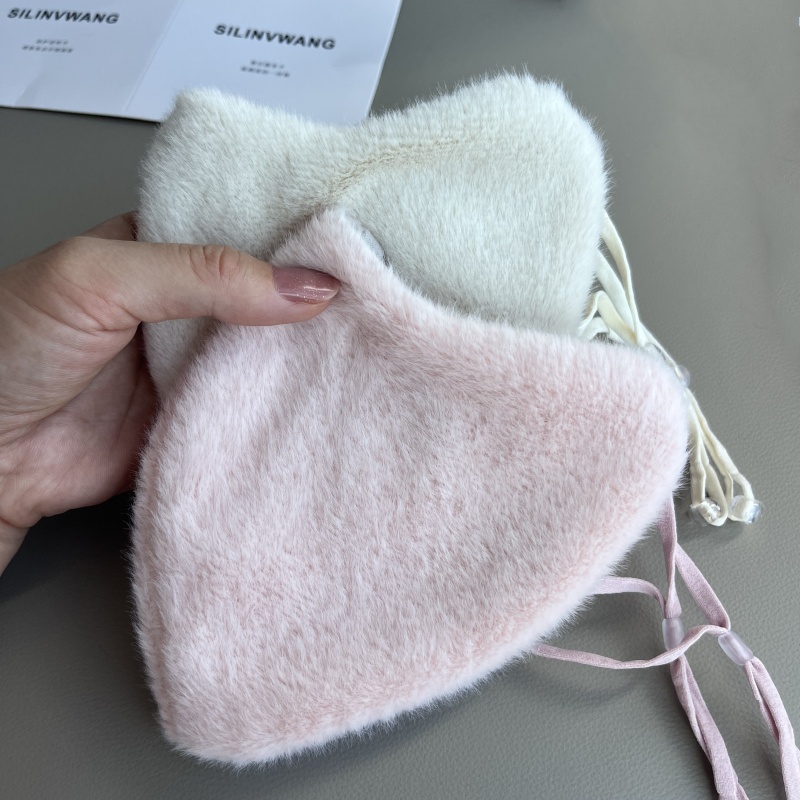 冬天仿兔绒保暖口罩加厚滑雪面罩