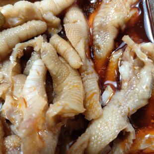 温州菜场无骨鸡爪剔骨出骨凤爪凉拌冷菜年货下酒菜零食
