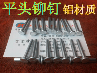 铝铆钉M5 现货GB109平头实心毛钉敲击式