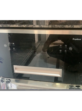 定制荣事达ZTD100R-A053消毒碗柜配件黑色钢化玻璃耐高温门板面板