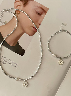 925银女不掉色时尚项链手链