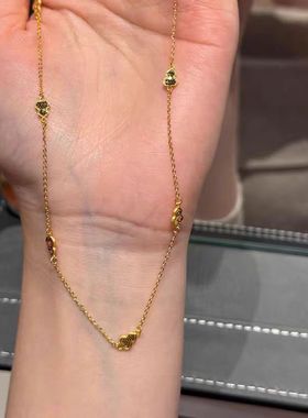 金色鱼鳞葫芦项链秋冬新中式