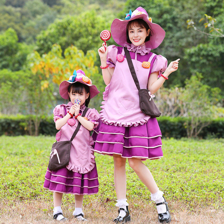万圣节舞台演出服cosplay服装LOL英雄cos联盟动漫展糖果女巫璐璐