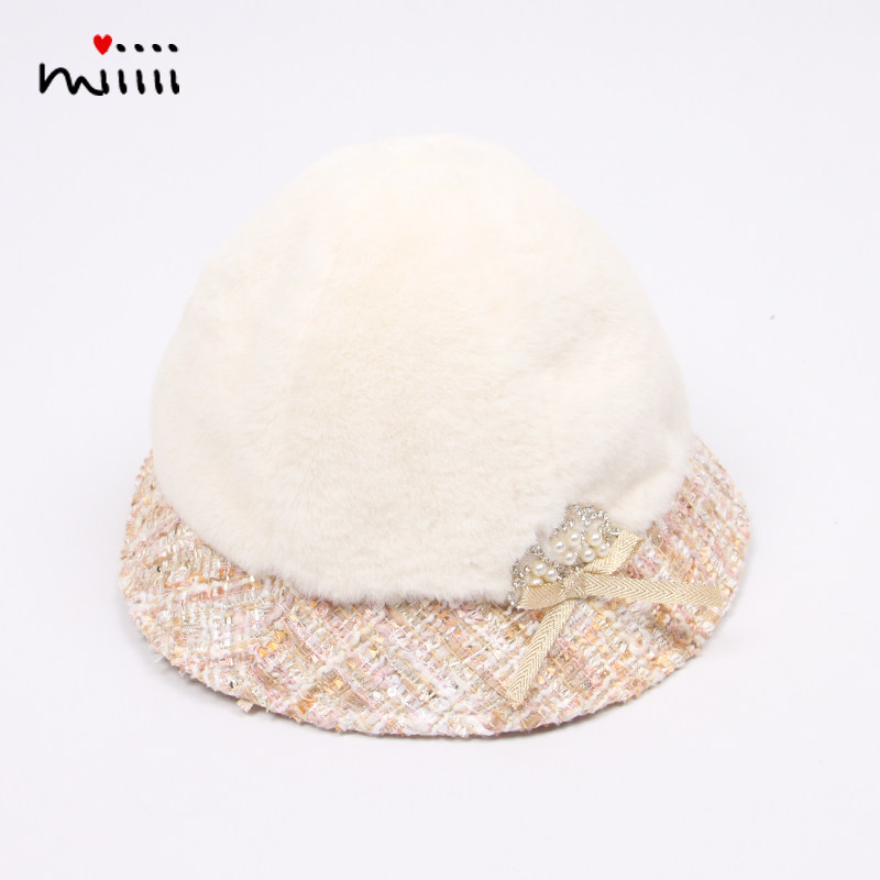 女童帽子秋冬季毛绒保暖小香风拼色奶白小孩儿童女宝宝渔夫盆帽子,童装/婴儿装/亲子装,帽子,淘宝优惠券,粉丝福利购,淘宝优惠卷