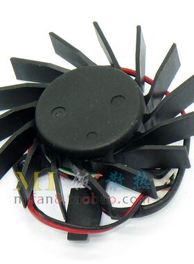 FirstD FD6010U12D 直径4.4cm 孔距2.7cm 2线2.5头双滚珠显卡风扇