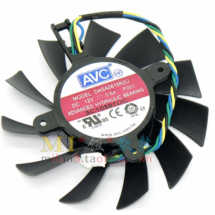 gtx460AVC四针显卡散热风扇