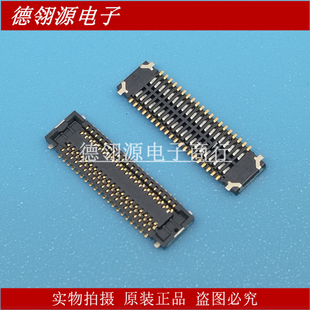 AXE340124 0.4MM间距40pin母座 板对板连接器 全新原装