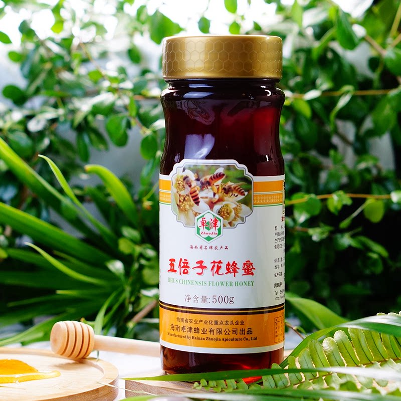 蜂蜜卓津五倍子花蜂蜜500g包邮海南特色蜂蜜口味甘醇香蜜纯净