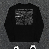 清仓款 t恤 上衣潮潮男女情侣长袖 oldschool美式 高街复古打底衫