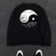清仓款 美式 重磅复古暗黑系潮牌男女学院趣味Sweatshirt圆领卫衣