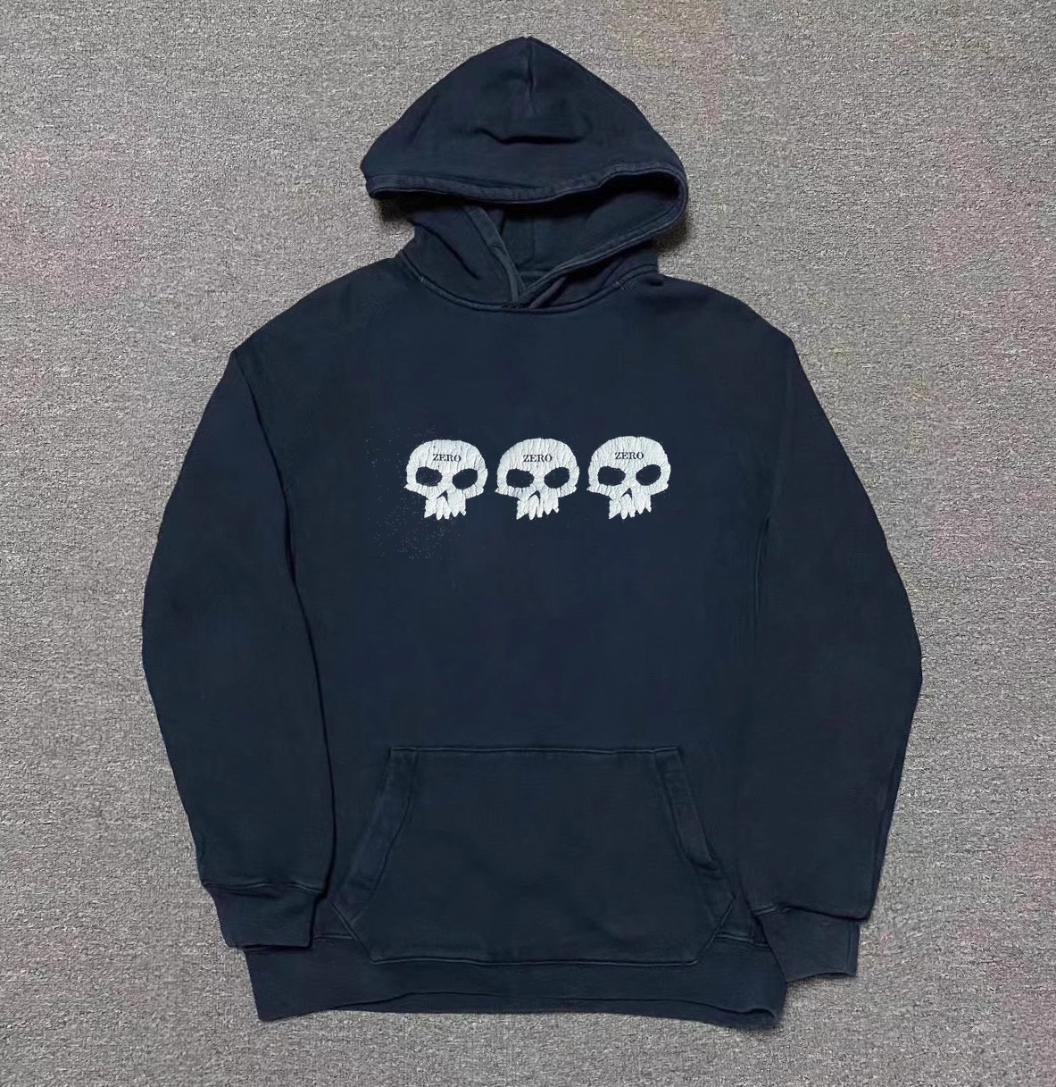 450克重磅年末清仓!骷髅oversize小众男女连帽卫衣