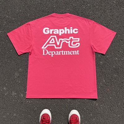 王有病工作室 重磅260G！平面艺术简约Graphic art情侣装短袖T恤