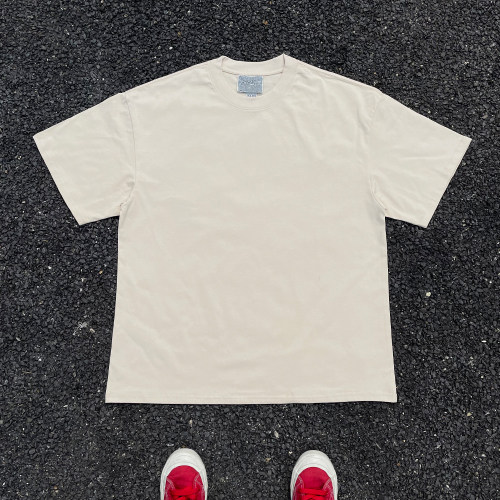 王有病工作室 重磅260G！清新学生纯色百搭T shirt复古短袖T恤