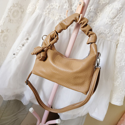 2026新款单肩包斜挎包包小手提包女式手拎包包零钱包软皮包铰子包