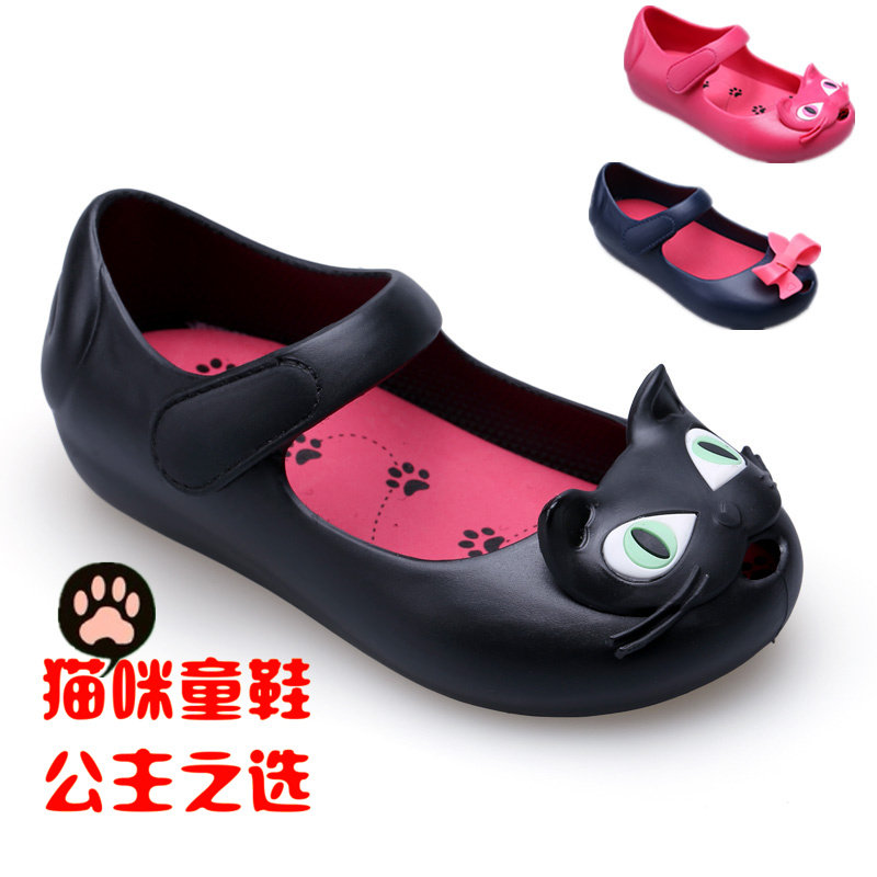 小七同款女童凉鞋春夏猫咪鞋包头女童果冻鞋宝宝儿童蝴蝶结公主鞋|msdalam kategori kasut kanak-kanak/Kasut bayi/kasut ibu bapa dan anak, Sandal - dari Buy2taobao.com untuk memberikan perkhidmatan ejen Taobao profesional membeli