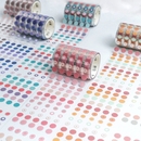 透明和纸胶带创意手账索引贴纸圆点贴纸ins风手工diy素材装 饰贴画